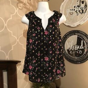 Floral Juicy Couture sleeveless top